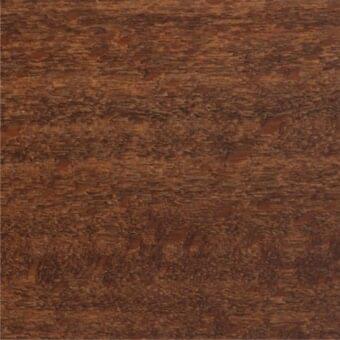 Dark brown wood grain texture with swirling pattern, matte finish, and tonal variations from reddish-brown to tan hues, natural uneven surface.